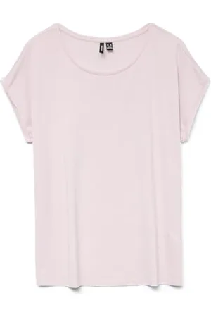 VERO MODA Vmlava Glitter Ss Top Stripe Ga JRS Noos damskie, , S