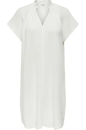 JDY Theis Life S/L V-Neck Dress WVN Dia, , S