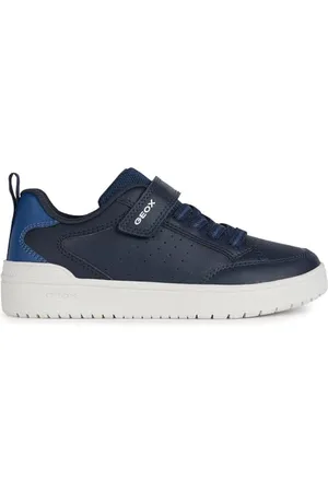 Geox J WASHIBA Boy A Sneakers, granatowe/dżinsy, 35 EU, , 35 EU