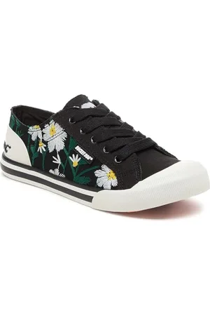 Rocket Dog Damskie tenisówki Jazzin, 7 UK czarne, , 40 EU