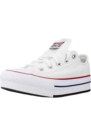Converse Chuck Taylor All Stars Eva Junior White Trainers, , 30 EU