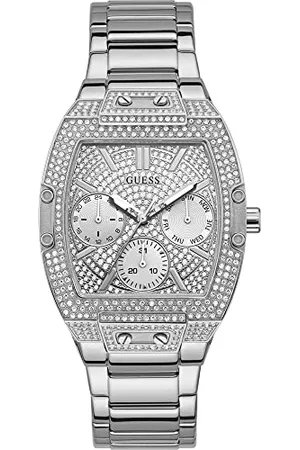 Guess Damski zegarek kwarcowy z wieloma tarczami z paskiem ze stali nierdzewnej GW0104L1, , Jeden rozmiar, GW0104L1-AMZUK
