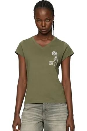 Mister Tee Damski T-shirt Ladies Only Love Tee, T-shirt z nadrukiem dla kobiet, Graphic T-Shirt, bawełna, , M