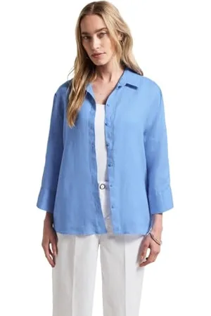 Street one SOL_Buttoned shirtcollar Blouse w Wide Sleeve Uni 44, , 44