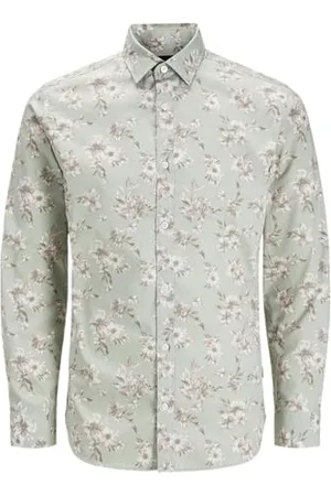 JACK & JONES Męska koszulka Jprblamonaco Print L/S, , XL