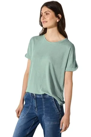 CECIL Linen Optic_ Foil Glitter Shirt XXL, , XXL
