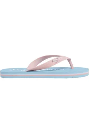 Pepe Jeans Bay Beach Brand G klapki, niebieskie (bladoniebieskie), 35 EU, , 34 EU