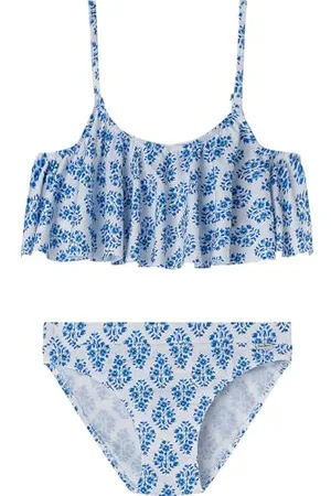 Pepe Jeans Dziewczęcy zestaw bikini MULTI FL marszczony zestaw bikini, , 12, , 12 lat