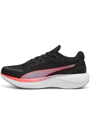 PUMA Unisex Scend Pro Road Running Shoe, Black-Sunset Glow, rozmiar 48,5 EU, Black Sunset Glow, 48.5 EU