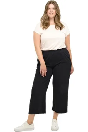 Kaffe Plus Size damskie majtki elastyczne talia przycięty regularny krój, , 52/du?e rozmiary