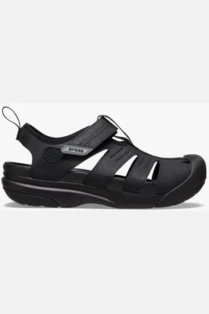Crocs Yukon Fisherman sandały chłopięce, czarny, 39/40 EU