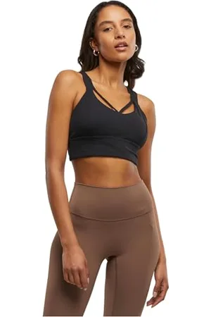 Urban classics Damski sportowy biustonosz damski sportowy z wyjmowanymi wkładkami i skrzyżowanymi ramiączkami, rozmiary XS - XL, , S