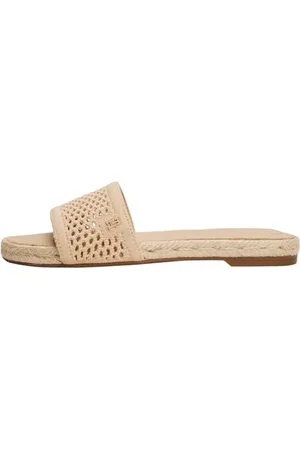 Tommy Hilfiger Damskie płaskie sandały z dzianiny Espadryle Fw0fw08744, , 41 EU