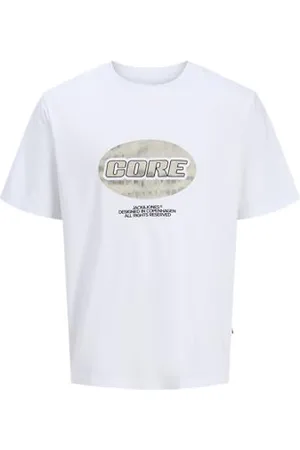 JACK & JONES Męska koszulka Jcolido AOP Front Print Tee SS Crew Neck, , XXL
