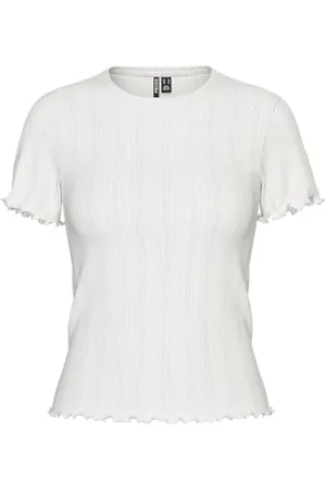 Pieces® Pcmarie SS O-Neck Poin Top JRS Noos Bc, , M