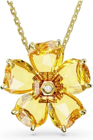 Swarovski Naszyjnik Florere, Kwiat, , Powłoka w odcieniu złota