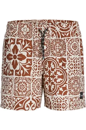 JACK & JONES Jpstmaui Jjswim AOP Tiles AKM męskie, , M