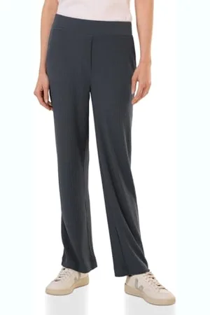 CECIL Style Neele Straight Rib Jersey Volcanic Grey 2X, , XXL