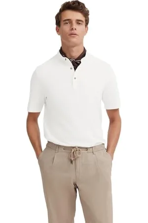 Bugatti Męska koszulka polo, stójka, krótki rękaw, nowoczesny krój, , 3XL