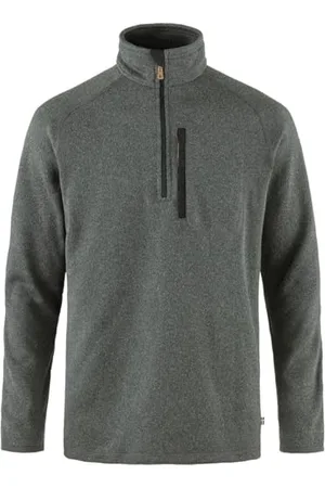 Fjällräven Fjallraven 87154-030 Övik Fleece Half Zip M bluza męska, ciemnoszara, rozmiar XS
