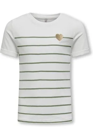 ONLY Dziewczęca Kogemily Life S/S Heart Top Cs JRS Noos T-Shirt, , 110-116