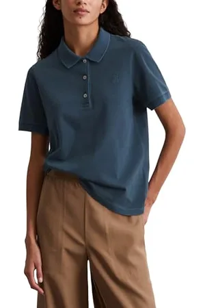 Marc O’ Polo Marc OPolo damska koszulka polo z krótkim rękawem z dodatkiem stretchu, krój Regular Fit, , M