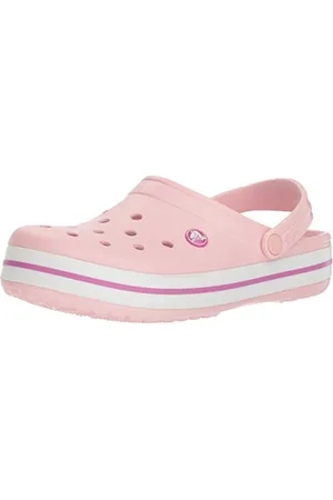 Crocs Crocband Męskie sandały do kostki, kolor Pearl Pink/Wild Orchid, 5M