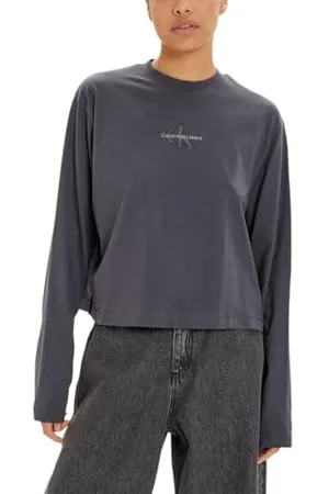 Calvin Klein Damski top oversize z długim rękawem, , XS