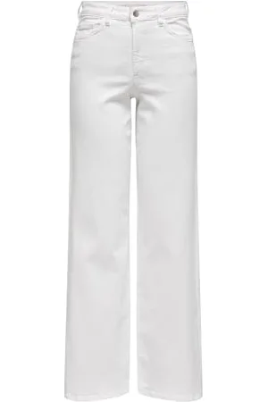 JDY Felina-Fina Hw Wide Whitejns DNM Noos, , S x 32L