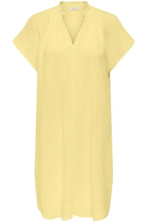 JDY Theis Life S/L V-Neck Dress WVN Dia, , M