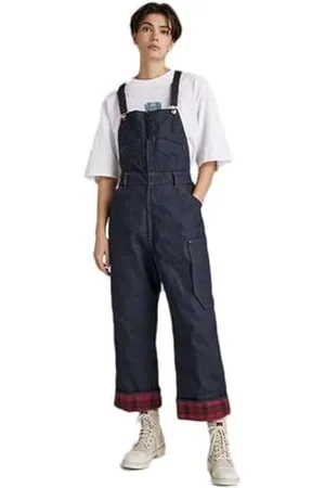 G-Star RAW E Lined Bib Overall wmn Jumpsuit, Raw Denim, 0 dla kobiet, , M