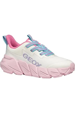 Geox Dziewczyna Flexyper Fast Girl koszyk, Biały różowy, 29 EU