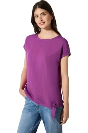 CECIL Linen_LI/CV Solid Knot Blouse S, , S