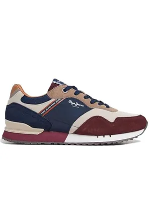 Pepe Jeans Męskie sneakersy London Brand M, fioletowe (fioletowe winogronowe), 42 EU, , 43 EU