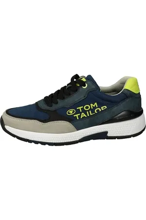 TOM TAILOR Męskie buty sportowe 5381106, granatowo-żółte, 41 EU, , 41 EU