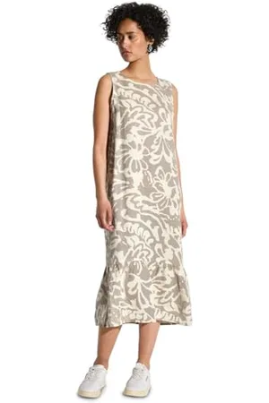 Street one Sol_Sleeveless Volant Dress AOP 38, , 38