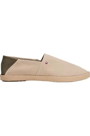 Tommy Hilfiger Męskie mokasyny HILFIGER ESPADRILLE CORE TEXTILE, BEŻOWE (beżowe), 6,5 UK, , 40 EU