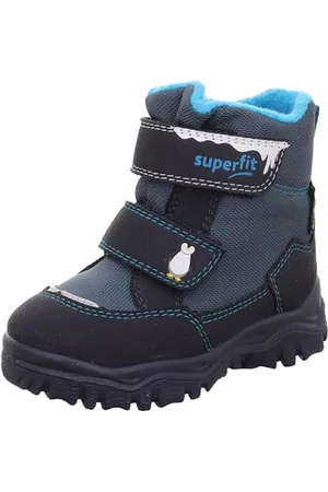 Superfit Jungen HUSKY1 warm gefütterte Sympatex Stiefel, BLAU/TÜRKIS 8000