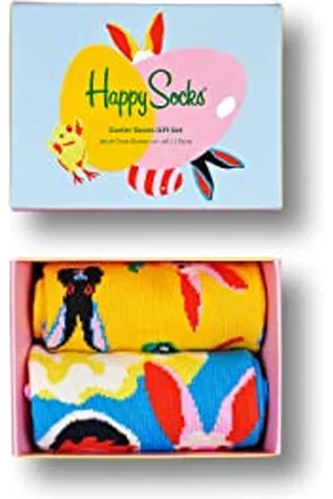Happy Socks Uniseks 2-Pack Easter Gift Set Skarpety, , 36-40