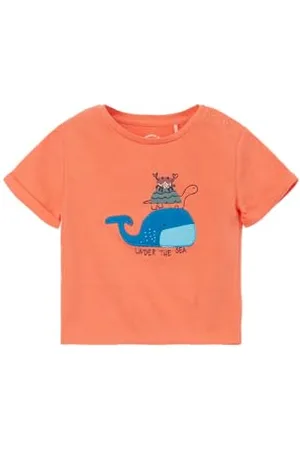 QS by s.Oliver T-Shirt, Kurzarm Koszulka, Unisex Dziecko Krótki rękaw, , 62