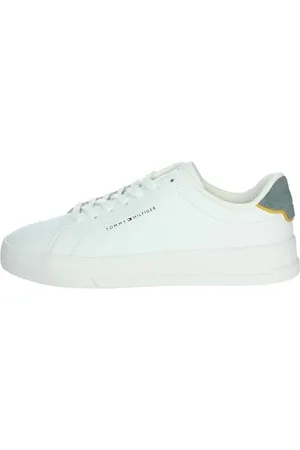 Tommy Hilfiger Męska koszulka TH COURT LTH DETAIL ESS Low Top, szara (Overcast Grey), 7 UK, , 41 EU