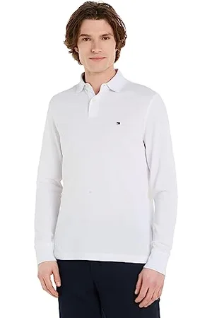 Tommy Hilfiger 1985 Regular LS Polo białe, , XL