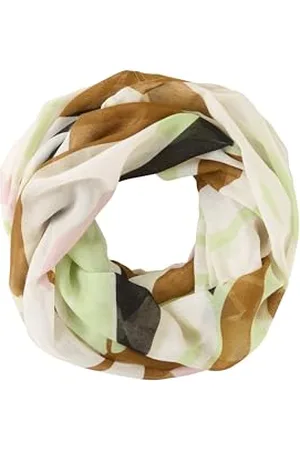 TOM TAILOR 1046515 szal, 38062-Olive Leaves Loop, rozmiar uniwersalny, , jeden rozmiar