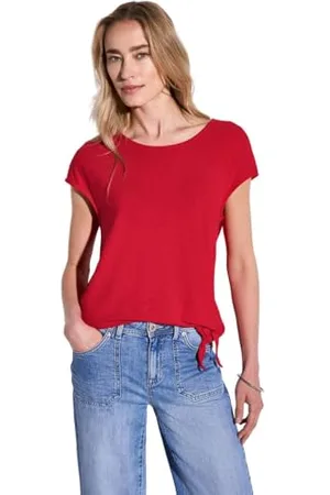 Street one Jersey Shirt w.Knot Glory Red 46, , 46