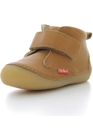 Kickers Sabio, Płaskie Oxford Mieszane Dziecięce, Camel Light, 27 EU