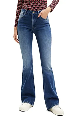 Desigual Damskie Mia, 5053 Denim Medium Wash, , 40
