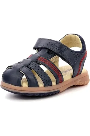 Kickers Platinium chłopięce buty do nauki chodzenia, niebieski - -34 EU