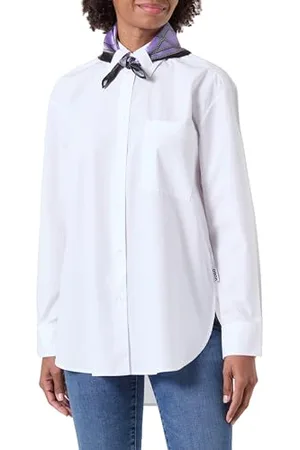 HUGO BOSS Bluzka damska Epelia, biała 100, 10, , 36