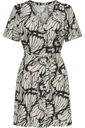 JDY Troya Life S/S Short Dress WVN Dia, , S