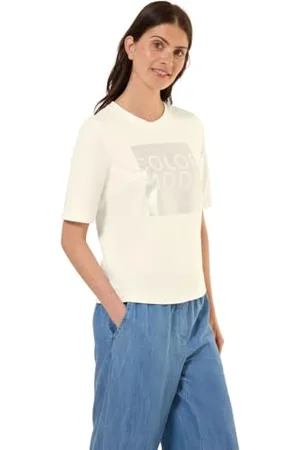 CECIL TOS Terry Satin FP T-Shirt M, , M